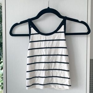 Black & White | Striped | ME to WE | Crop Top